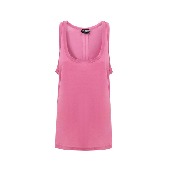 Tom Ford Pink Silk Tank Top Tom Ford Pink Silk Tank Top
