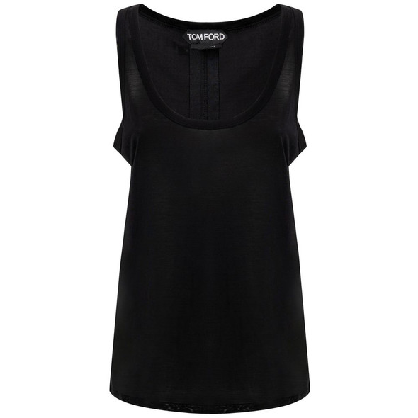 Tom Ford Black Silk Tank Top Tom Ford Black Silk Tank Top