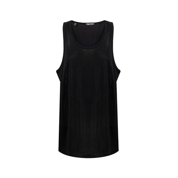 Black Viscose Tank Top Black Viscose Tank Top