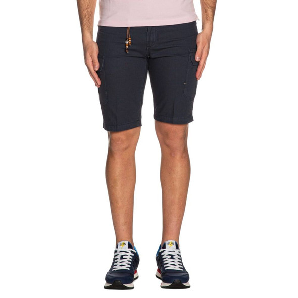 Blue Cotton Men Bermuda Shorts YE-14669 Blue Cotton Men Bermuda Shorts YE-14669