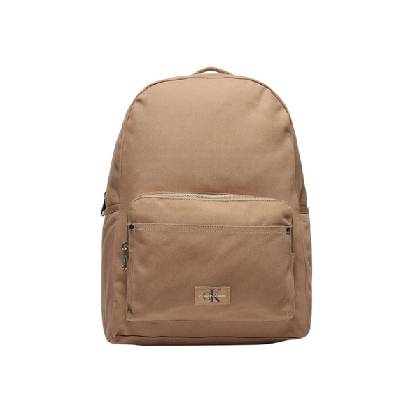Beige Recycled Polyester Backpack Beige Recycled Polyester Backpack