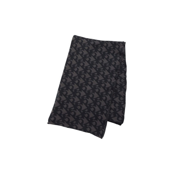 Black Recycled Polyester Scarf CAKLJE-16491500009 Black Recycled Polyester Scarf CAKLJE-16491500009