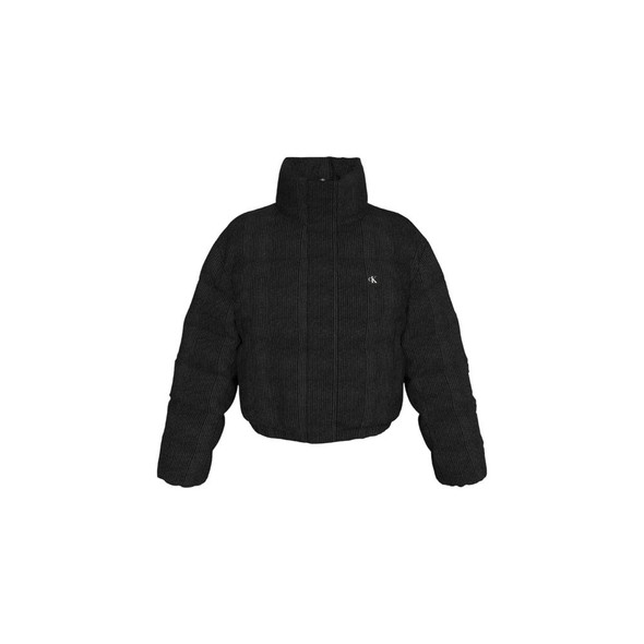 Calvin Klein Jeans Black Polyester Jackets & Coat Calvin Klein Jeans Black Polyester Jackets & Coat