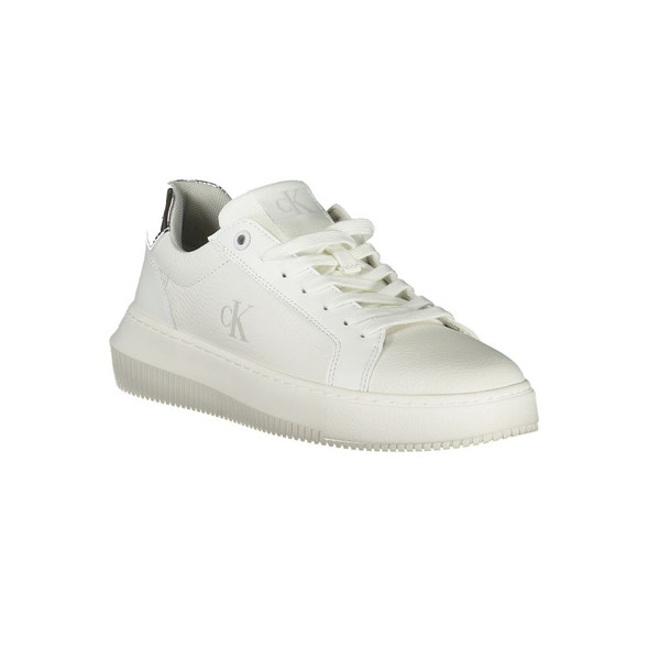 White Polyethylene Women Sneaker CA-35327 White Polyethylene Women Sneaker CA-35327