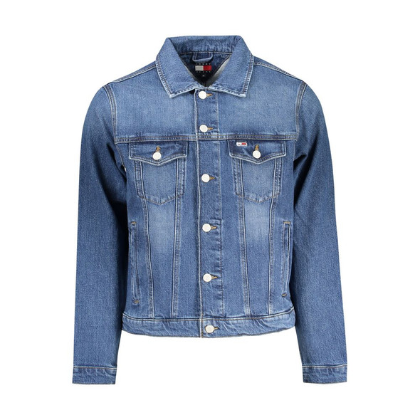 Blue Cotton Men Jacket TO-35353 Blue Cotton Men Jacket TO-35353