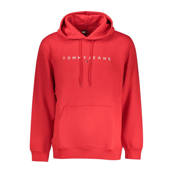 Tommy Hilfiger Red Cotton Men Sweater Tommy Hilfiger Red Cotton Men Sweater