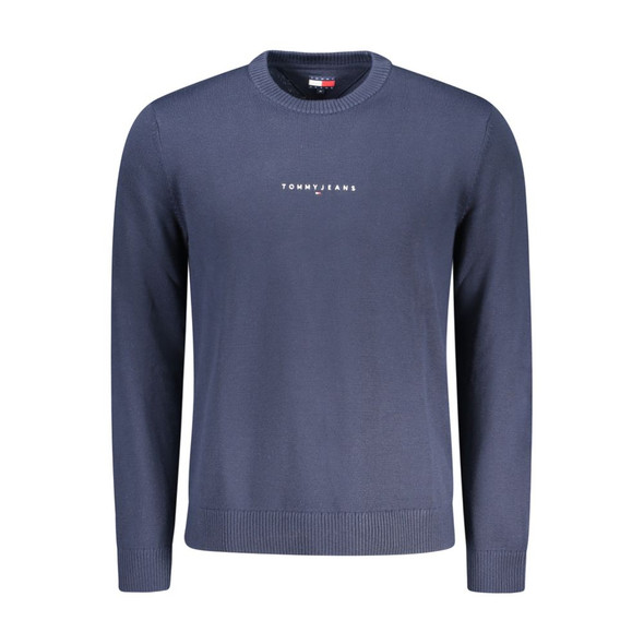 Tommy Hilfiger Blue Polyester Men Sweater Tommy Hilfiger Blue Polyester Men Sweater