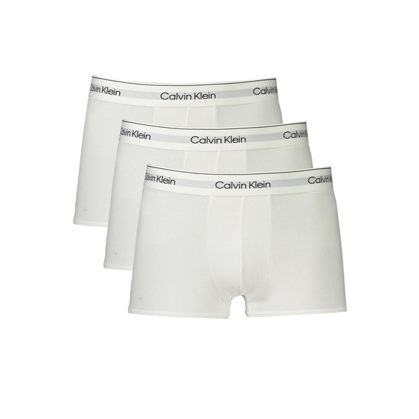 Calvin Klein White Cotton Men Boxer Short Calvin Klein White Cotton Men Boxer Short