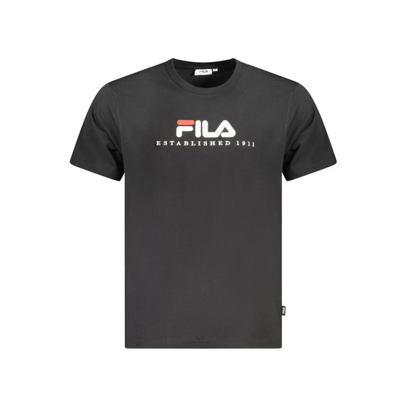 Fila Black Cotton Unisex T-Shirt Fila Black Cotton Unisex T-Shirt