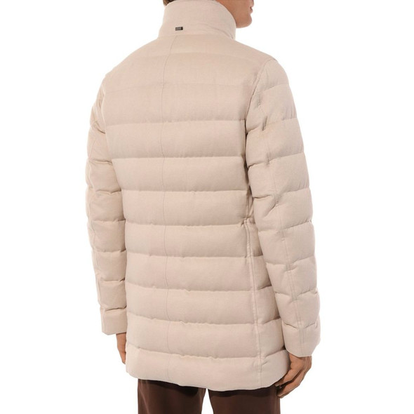 Herno Beige Silk Jacket Herno Beige Silk Jacket