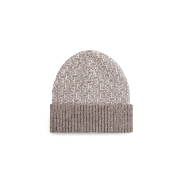 Beige Alpaca Leather Caps Baseball Hat Beige Alpaca Leather Caps Baseball Hat
