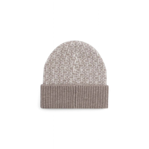 Beige Alpaca Leather Caps Baseball Hat Beige Alpaca Leather Caps Baseball Hat