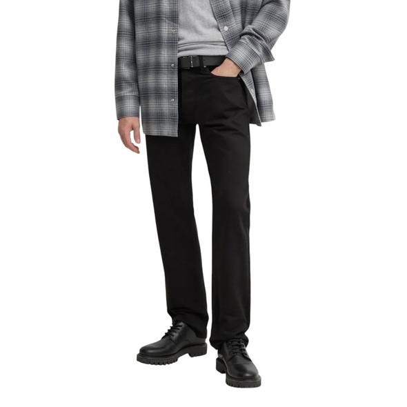 Black Cotton Relaxed Fit Jean CA16498000009RO Black Cotton Relaxed Fit Jean CA16498000009RO