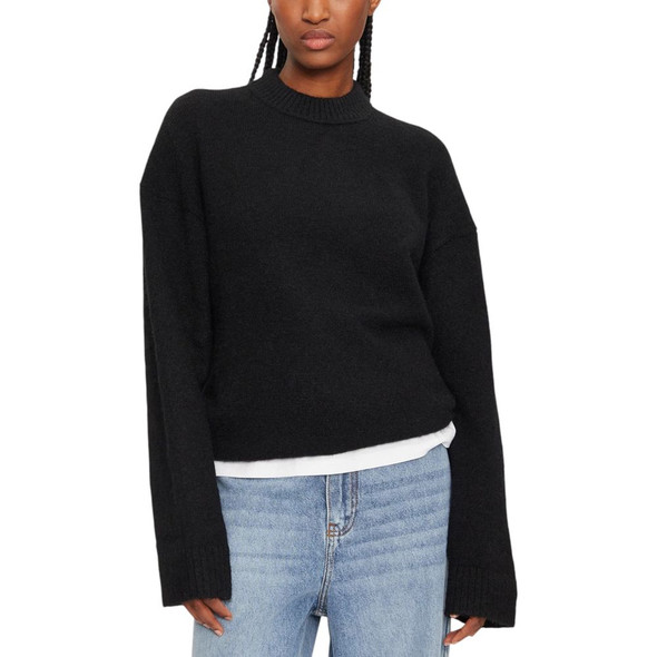 Black Polyester Sweater CA16505400009RO Black Polyester Sweater CA16505400009RO