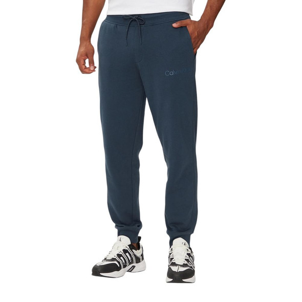 Calvin Klein Jeans Blue Cotton Joggers Workout Pant Calvin Klein Jeans Blue Cotton Joggers Workout Pant