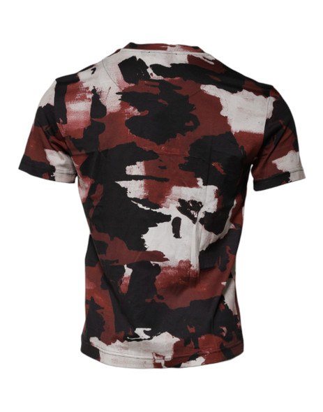 Dolce & Gabbana Multicolor Camouflage Crew Neck T-shirt Dolce & Gabbana Multicolor Camouflage Crew Neck T-shirt