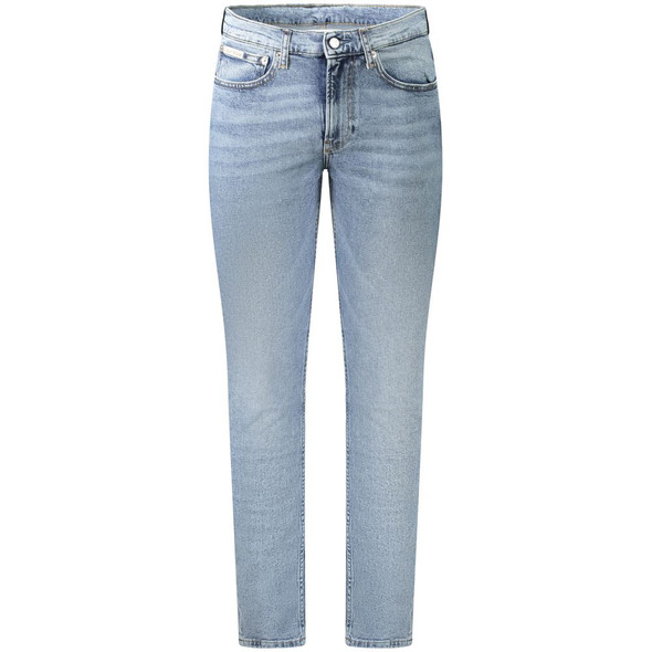 Calvin Klein Light Blue Cotton Men Jeans CA-35419 Calvin Klein Light Blue Cotton Men Jeans CA-35419