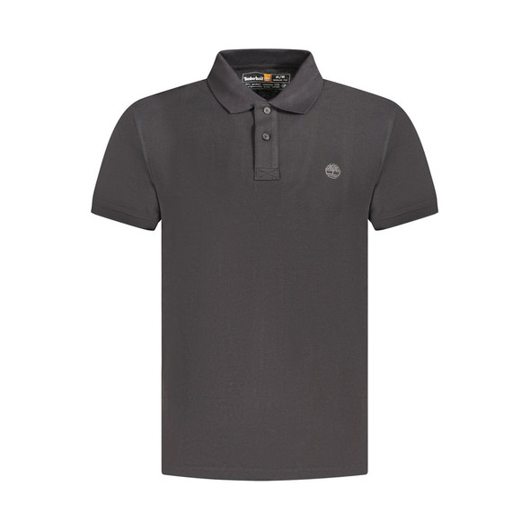 Black Cotton Men Polo Shirt TI-35446 Black Cotton Men Polo Shirt TI-35446