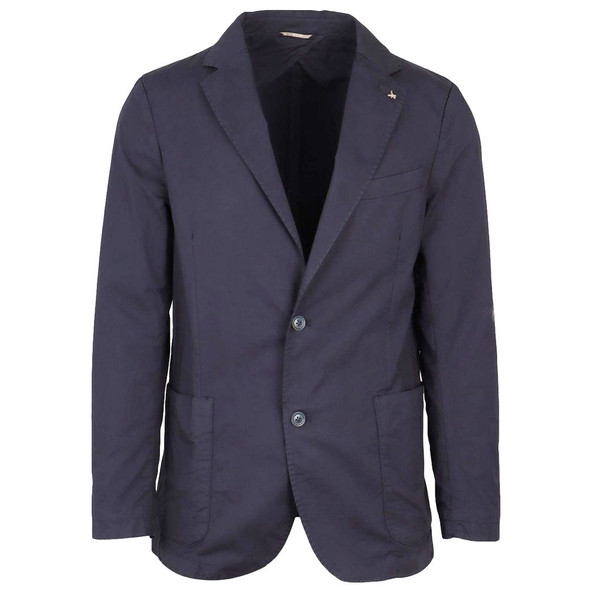 Blue Cotton Women Blazer Blue Cotton Women Blazer