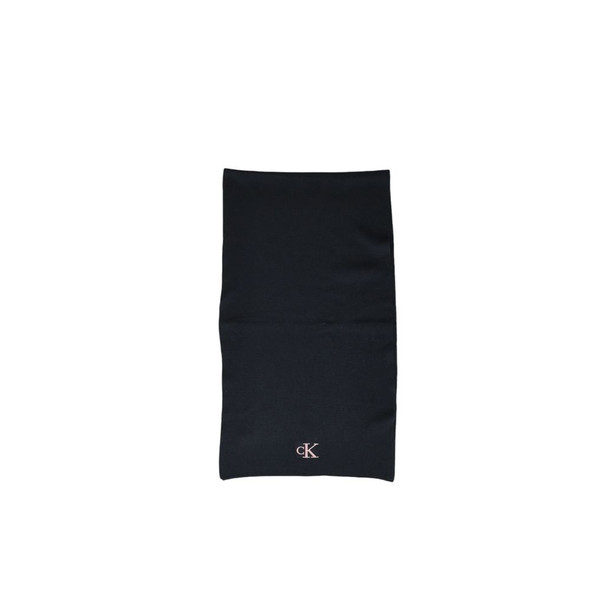Black Recycled Polyester Scarf CA15183700009RO Black Recycled Polyester Scarf CA15183700009RO
