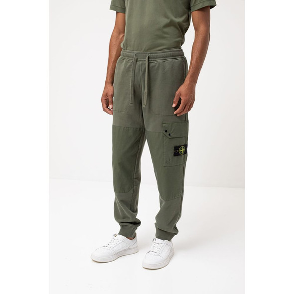 Stone Island Green Cotton Men Trouser Stone Island Green Cotton Men Trouser