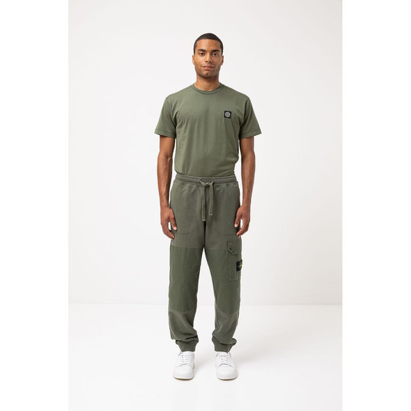 Stone Island Green Cotton Men Trouser Stone Island Green Cotton Men Trouser