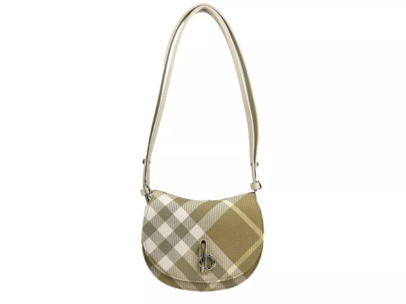 Burberry Mini Check Rocking Horse Crossbody Bag Purse Burberry Mini Check Rocking Horse Crossbody Bag Purse