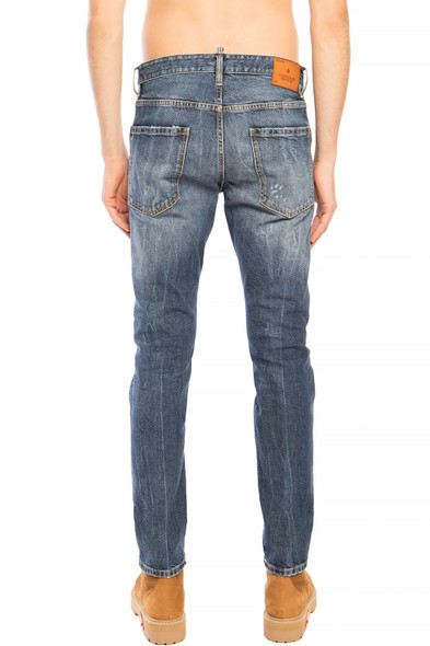 Navy Distressed 'Cool Guy Jean' Denim Pants Navy Distressed 'Cool Guy Jean' Denim Pants