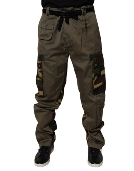 Dolce & Gabbana Multicolor Patchwork Camouflage Cargo Pants PAN76069 Dolce & Gabbana Multicolor Patchwork Camouflage Cargo Pants PAN76069