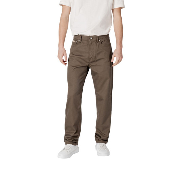 Calvin Klein Jeans Green Cotton Pant Calvin Klein Jeans Green Cotton Pant
