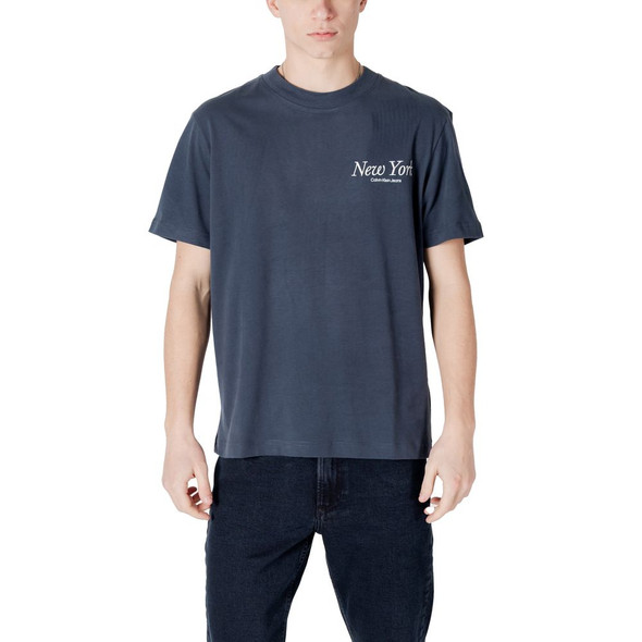 Calvin Klein Jeans Blue Cotton T-Shirt Calvin Klein Jeans Blue Cotton T-Shirt