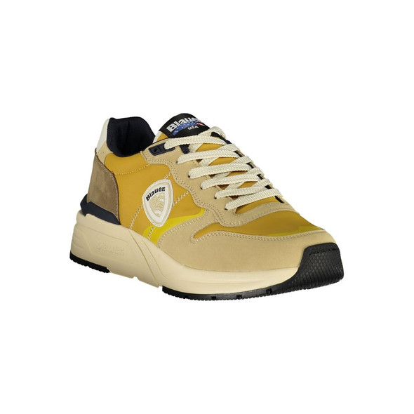 Blauer Beige Polyester Men Sneaker Blauer Beige Polyester Men Sneaker