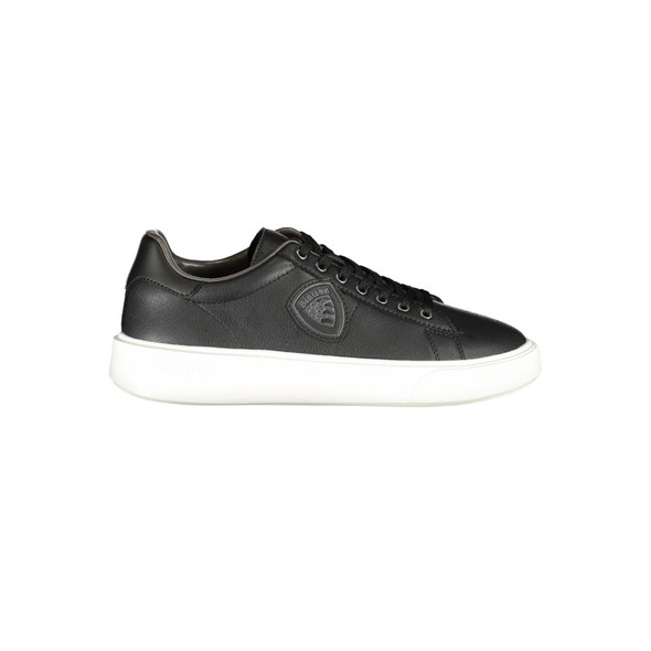 Black Leather Men Sneaker BL-35544 Black Leather Men Sneaker BL-35544