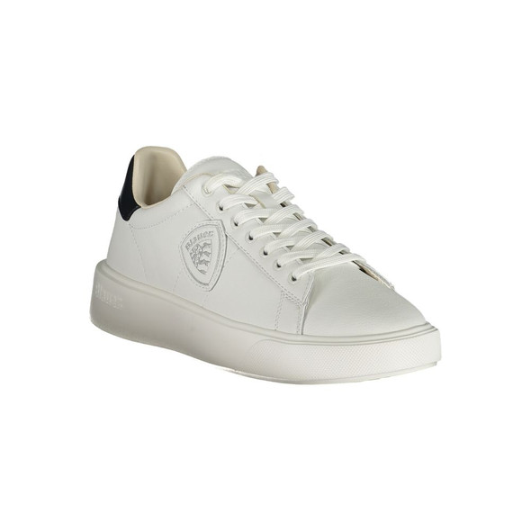 White Polyethylene Men Sneaker BL-35548 White Polyethylene Men Sneaker BL-35548