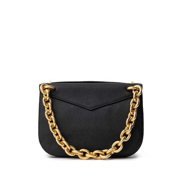 Bottega Veneta Black Leather Shoulder Bag Bottega Veneta Black Leather Shoulder Bag