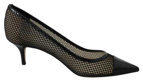 Chic Patent Mesh Pointed Pumps Chic Patent Mesh Pointed Pumps