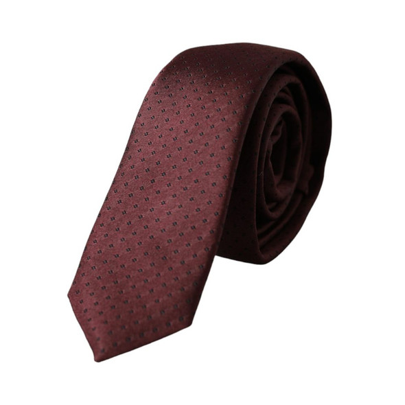 Dolce & Gabbana Brown Silk Ties & Bowty DO1098PA Dolce & Gabbana Brown Silk Ties & Bowty DO1098PA