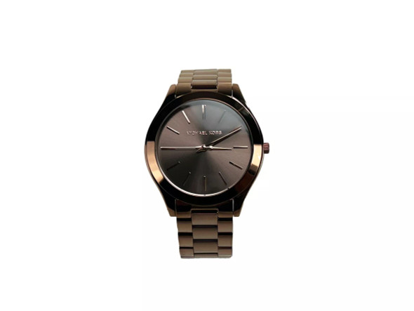 Slim Runway Brown Stainless Steel Watch MK3418 Slim Runway Brown Stainless Steel Watch MK3418