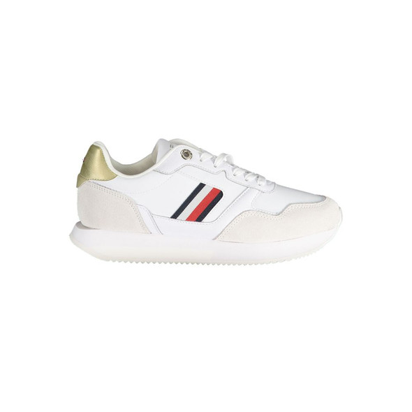 White Leather Women Sneaker TO-22803-FBB-330 White Leather Women Sneaker TO-22803-FBB-330