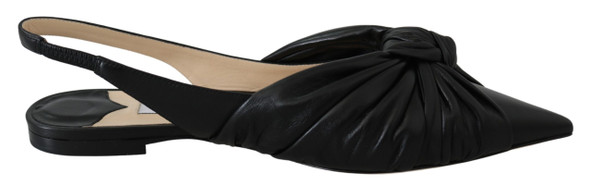 Elegant Pointed Toe Leather Flats Elegant Pointed Toe Leather Flats
