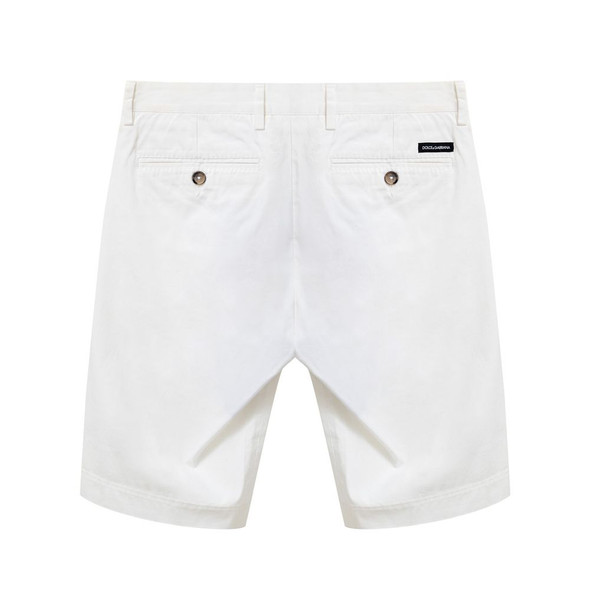Dolce & Gabbana White Cotton Bermuda Dolce & Gabbana White Cotton Bermuda