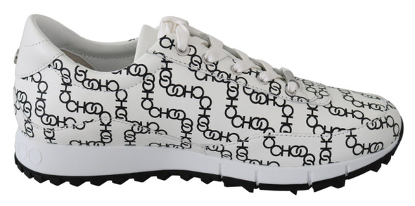 Elegant Monochrome Leather Sneakers Elegant Monochrome Leather Sneakers
