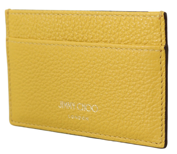 Sunshine Yellow Leather Card Holder Sunshine Yellow Leather Card Holder