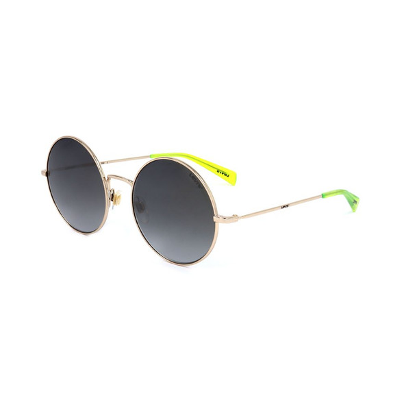 Gold Stainless Steel Sunglasses LELV1011SDYGAC Gold Stainless Steel Sunglasses LELV1011SDYGAC
