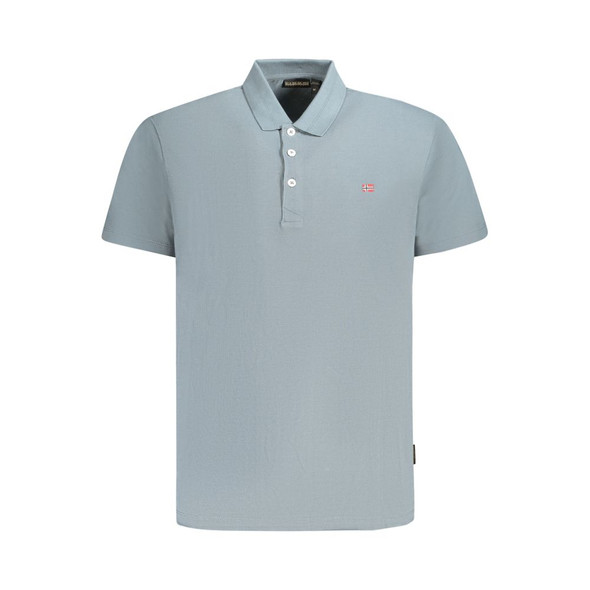 Napapijri Brown Cotton Men Polo Shirt NA-35692 Napapijri Brown Cotton Men Polo Shirt NA-35692