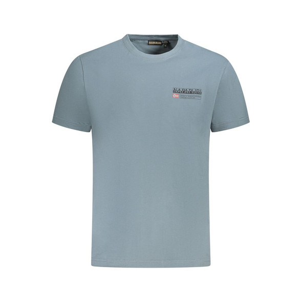 Napapijri Brown Cotton Men T-Shirt NA-35693 Napapijri Brown Cotton Men T-Shirt NA-35693
