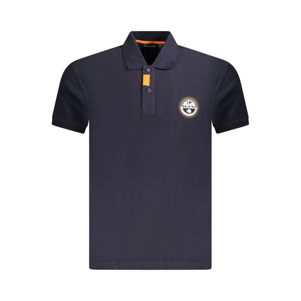 Blue Cotton Men Polo Shirt NA-35700 Blue Cotton Men Polo Shirt NA-35700