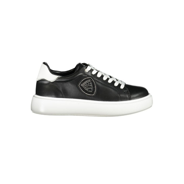 Black Leather Women Sneaker BL-35726 Black Leather Women Sneaker BL-35726