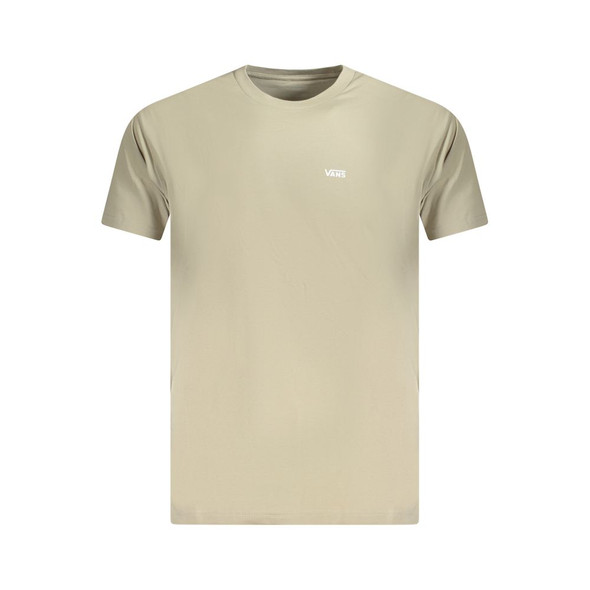 Vans Beige Cotton Men T-Shirt Vans Beige Cotton Men T-Shirt
