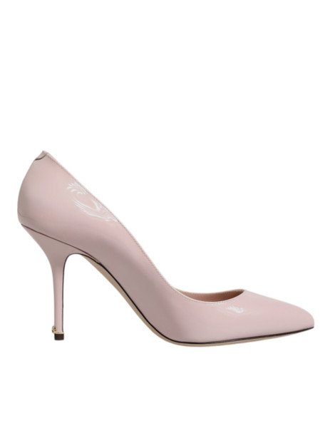 Dolce & Gabbana Pink Patent Leather Stiletto Heel Pumps Shoes LA12444 Dolce & Gabbana Pink Patent Leather Stiletto Heel Pumps Shoes LA12444